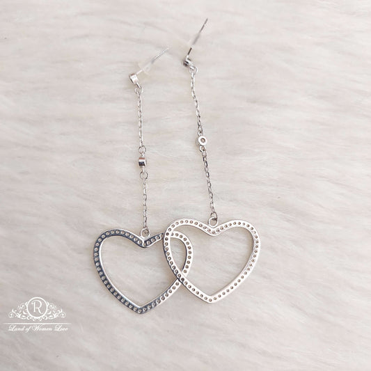 Silver Hanging Earrings-S589