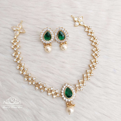 Silver Necklace With Earrings-S680,681