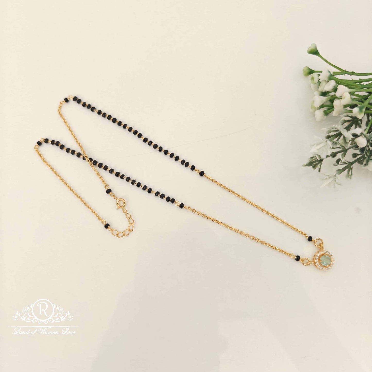 silver black beads-rcg273 92.5 silver ramala jewelry / ramala collections