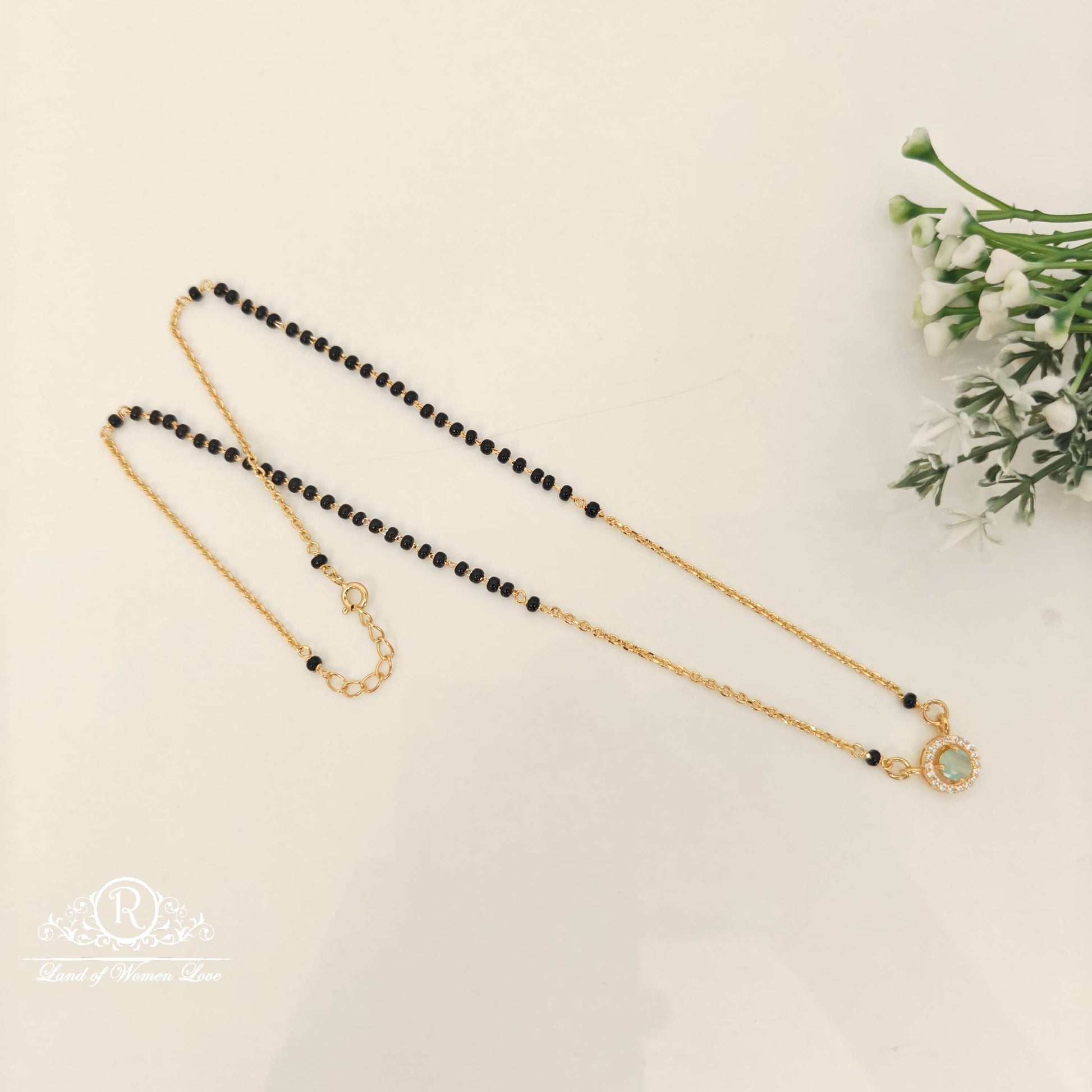 silver black beads-rcg273 92.5 silver ramala jewelry / ramala collections