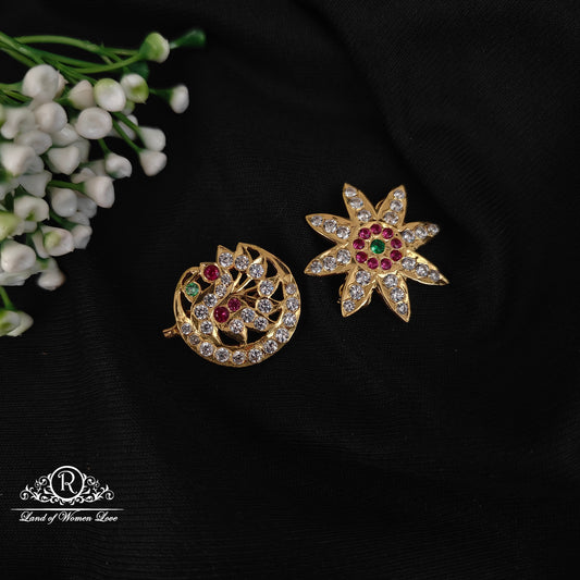 92.5 silver surya chandra - rck283 92.5 silver ramala jewelry / ramala collections