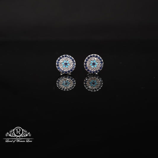 stud silver earrings -rchs38-8 92.5 silver ramala jewelry / ramala collections