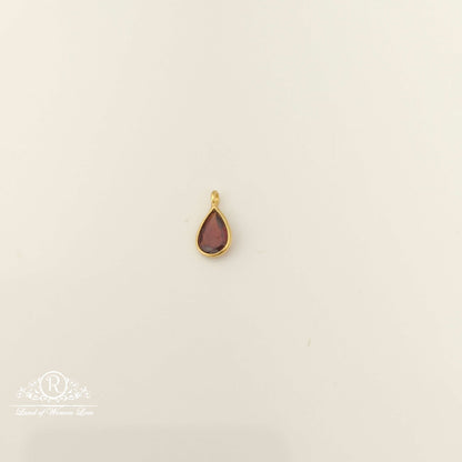 Silver Small Water DropÃ°Å¸â€™Â§ Design Stone Pendant -RCL21