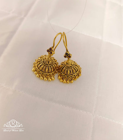 Silver Hanging Earrings-H129