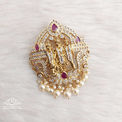 Silver Ramparivaram Locket-S809