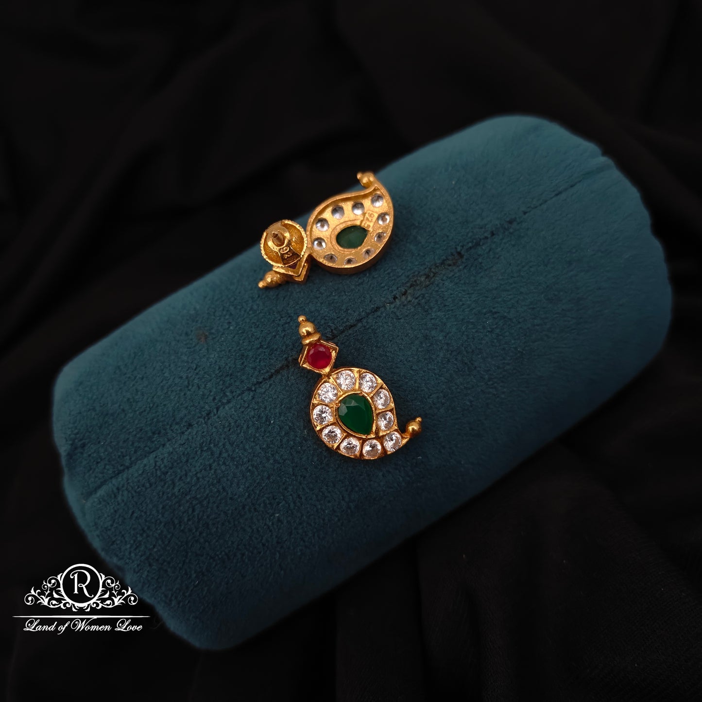 92.5 silver simple and Cute earrings - RCBG059