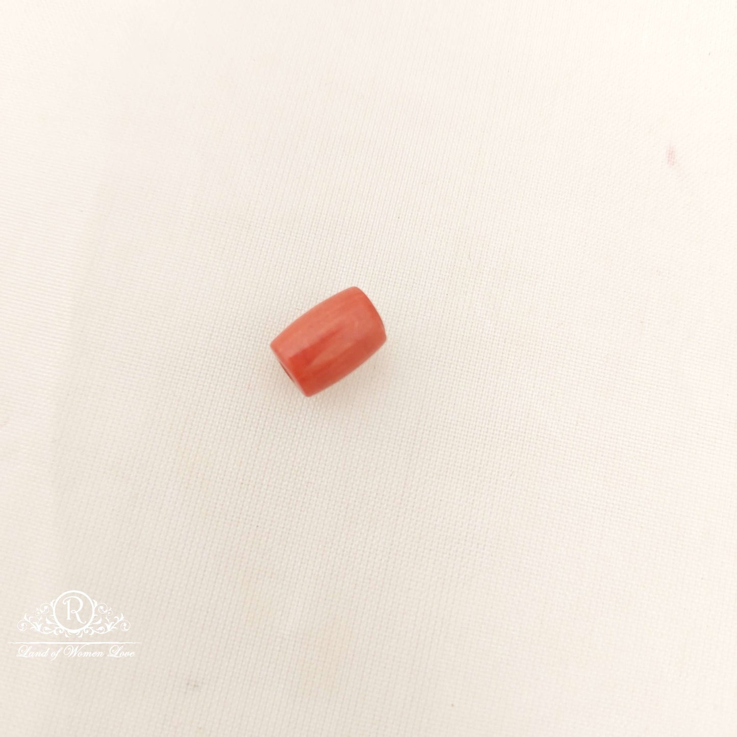 dolki coral single bead-mj42 coral 92.5 silver ramala jewelry / ramala collections