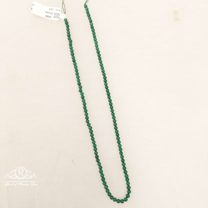 3MM Green Zaid Plaine Beads-MJ03