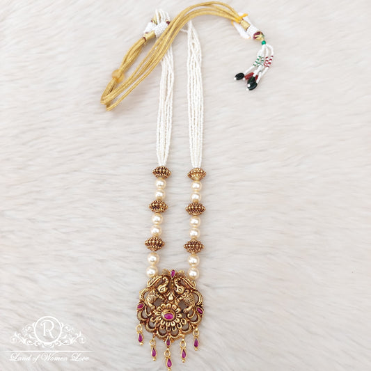 Silver necklace design-RJ21