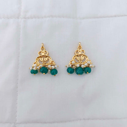 Silver gold polish side locket design -RCD231