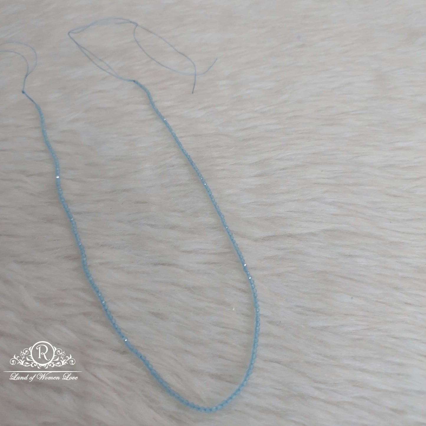 monalisa beads 2mm, length 12" sa628 92.5 silver ramala jewelry / ramala collections