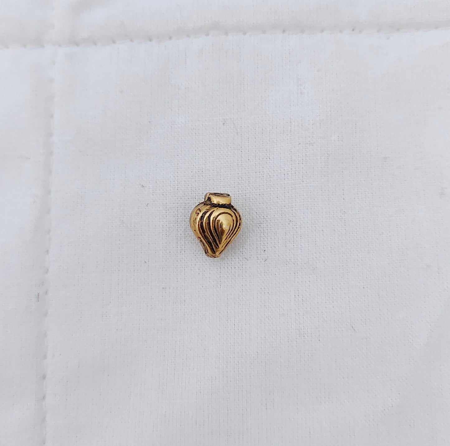 Silver base gold polish gold balls-RCV190