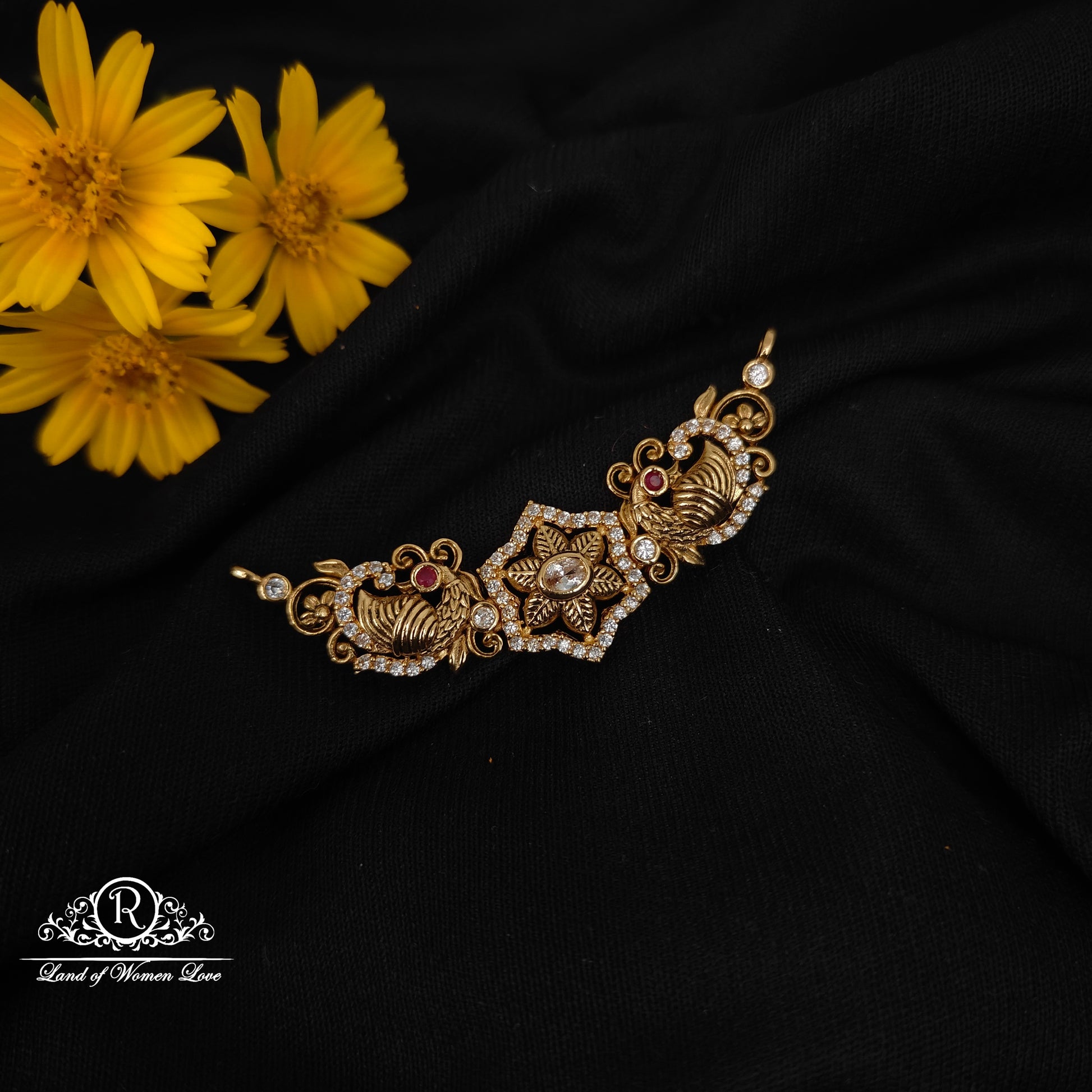 92.5 silver simple and cute mala locket 92.5 silver ramala jewelry / ramala collections