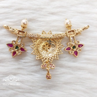 Silver mala Locket-0035