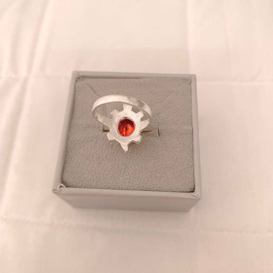 Silver Kubera Design Finger Ring-RCA055