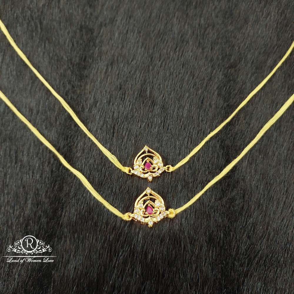 Silver White Stones Basikam Designs-H118