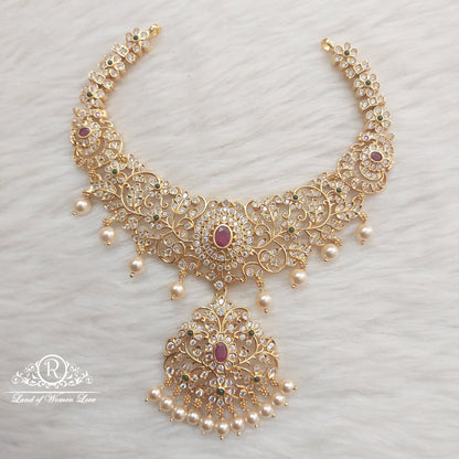 Silver Necklace Designs-RN79