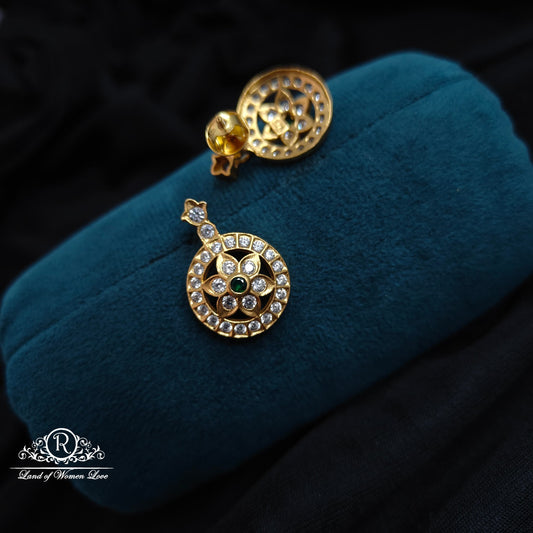 Silver earrings -RC89-60M26