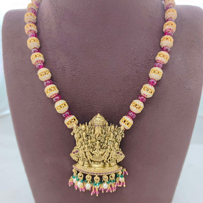 Silver CZ-stone balls chain-RCH336