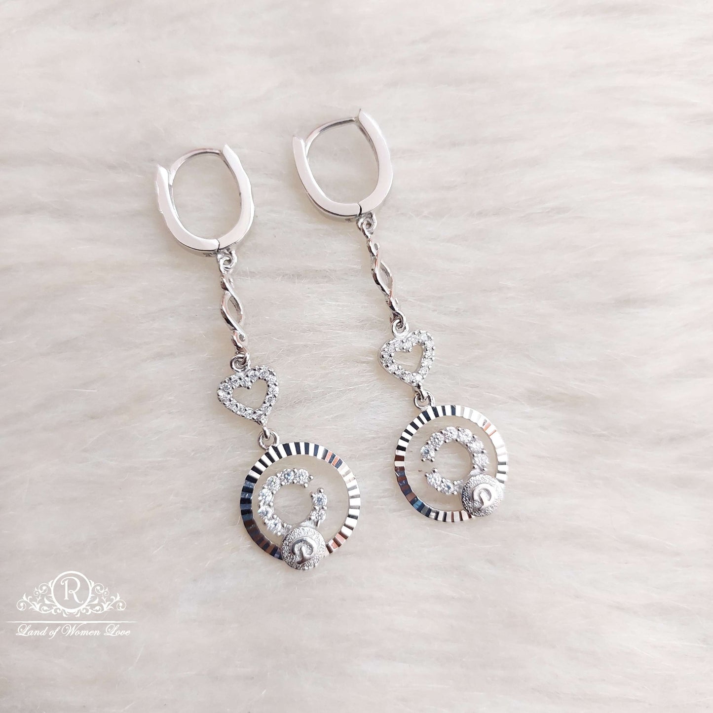 Silver Hanging Earrings-S598