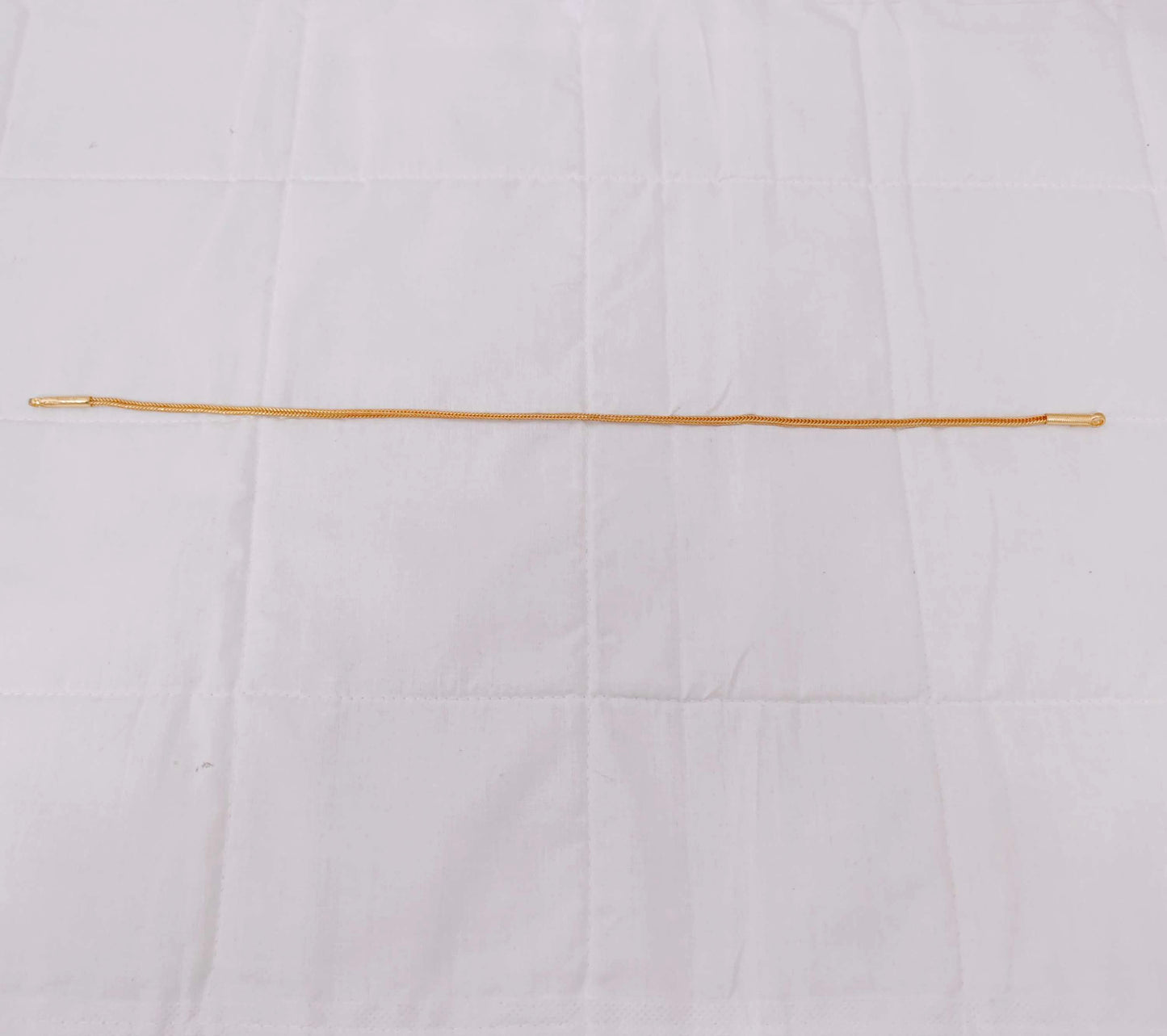 Silver gold polish nanthadu design chain -RCJR321