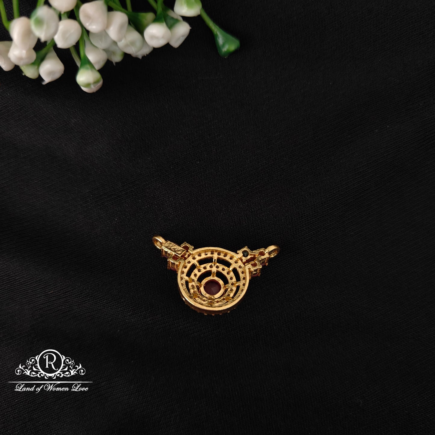 92.5 Silver simple and Cute mala locket- RCJR986