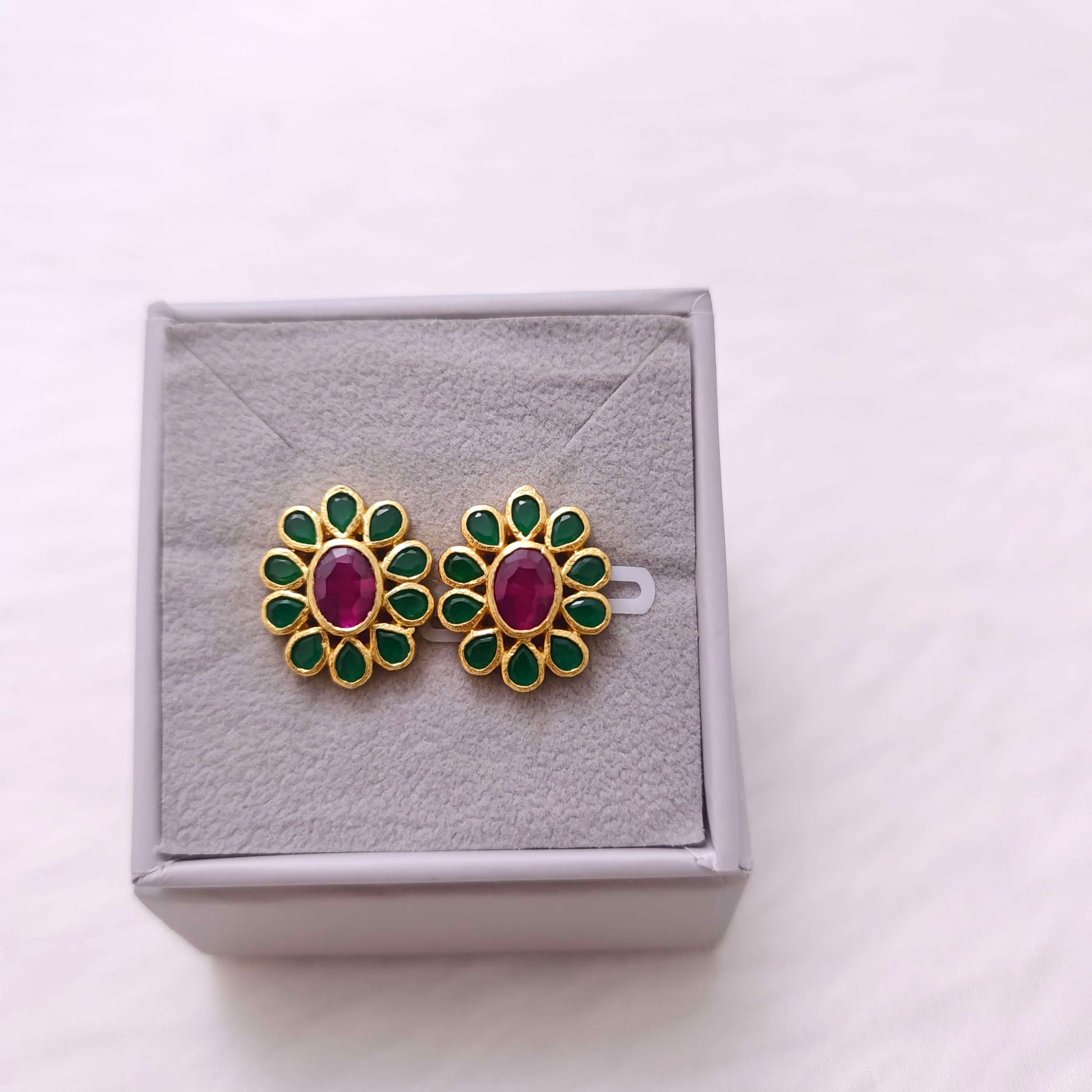 earrings silver earrings -rcm668 ruby 92.5 silver ramala jewelry / ramala collections