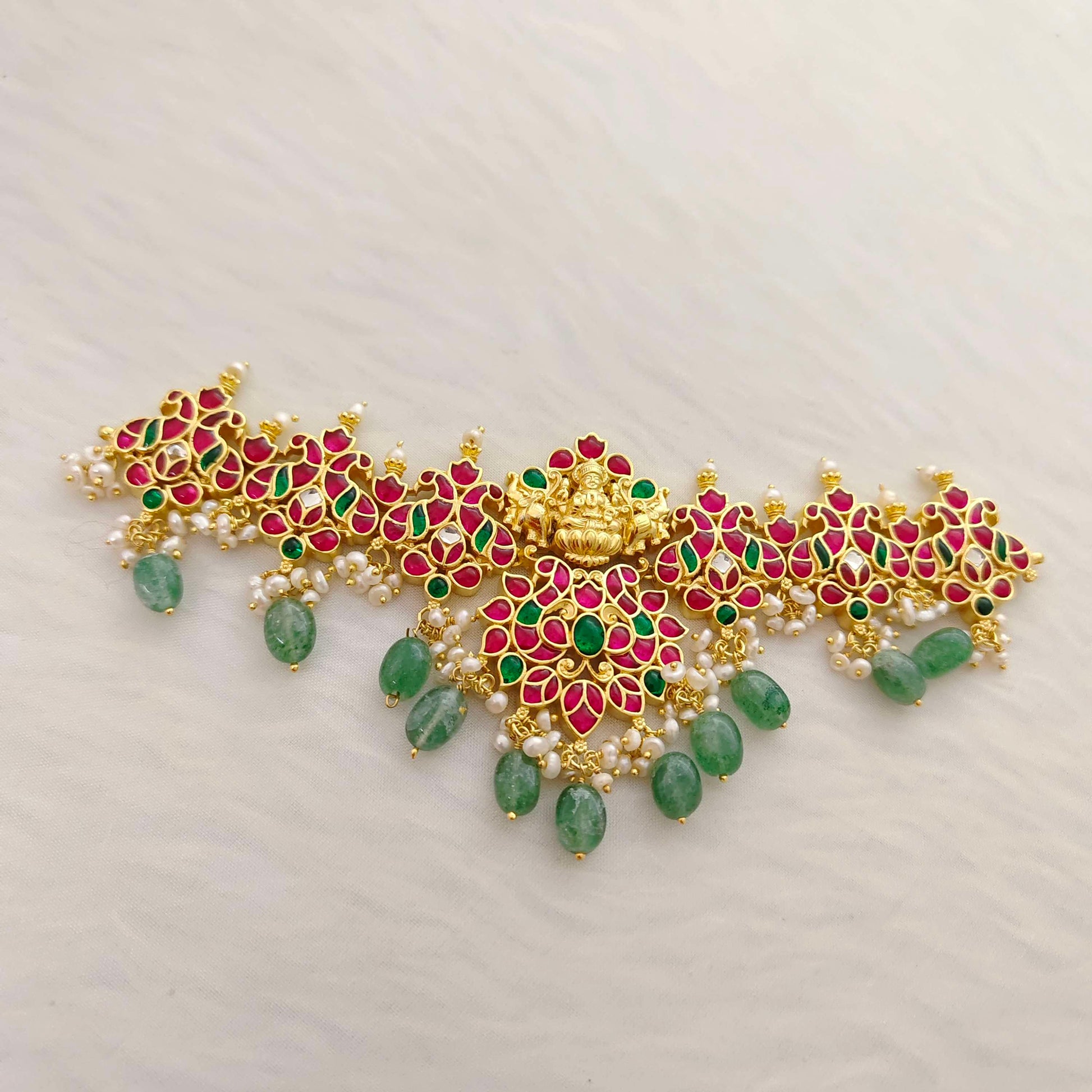 silver base kundan chocker -rch368 kundan 92.5 silver ramala jewelry / ramala collections