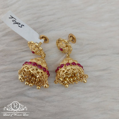 Silver earrings-RI67