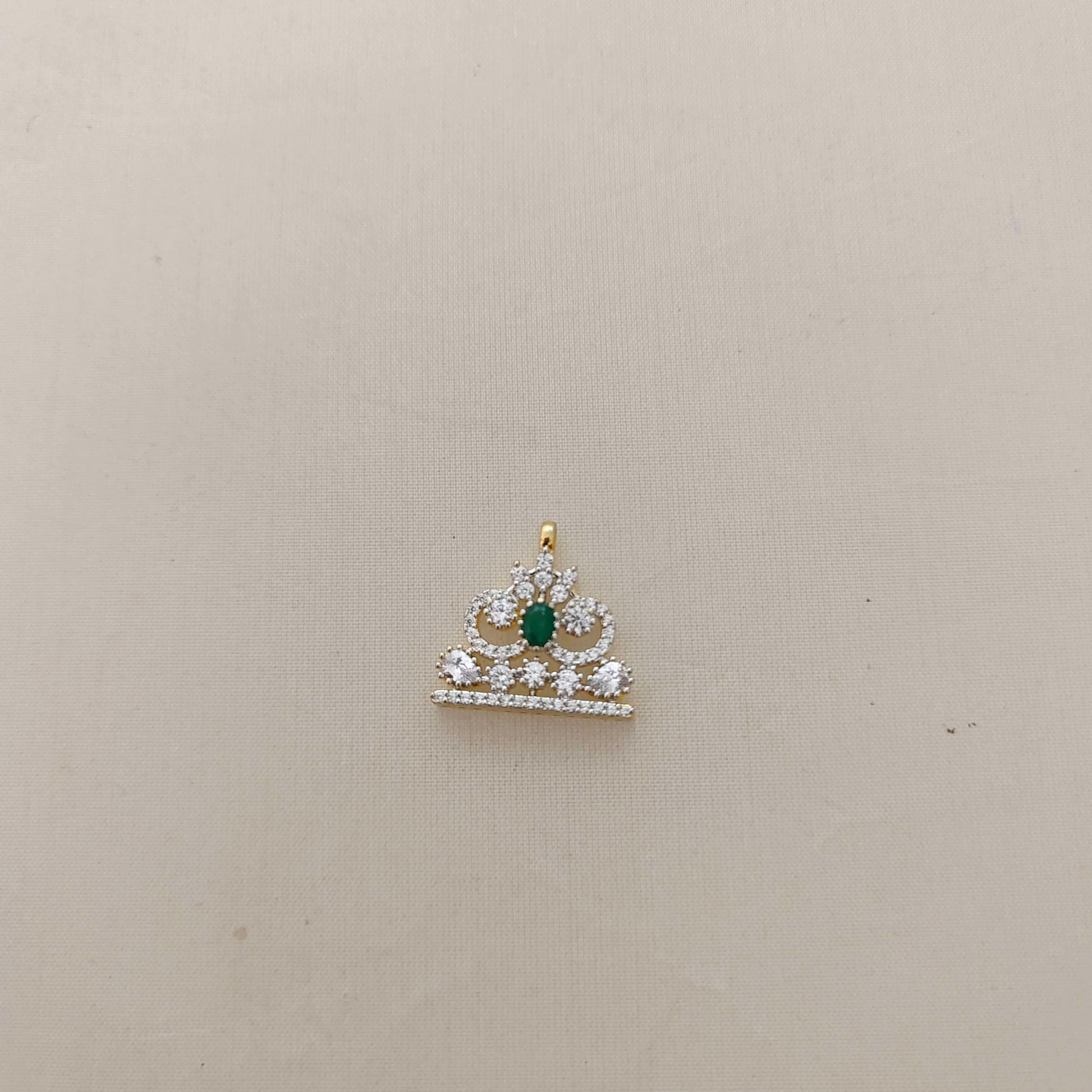 silver cz-stone side lockets - rcd308 cz 92.5 silver ramala jewelry / ramala collections