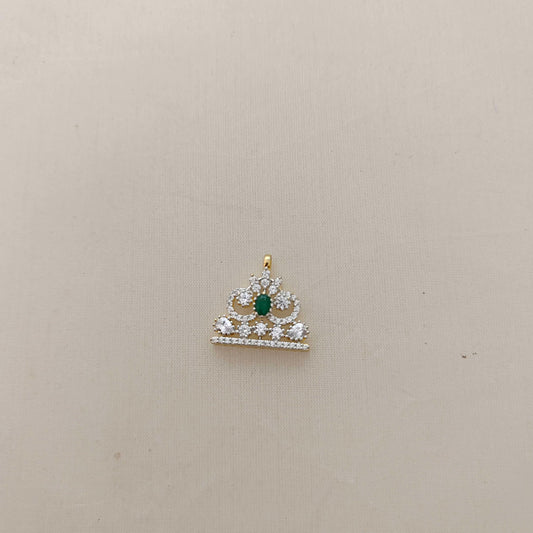 silver cz-stone side lockets - rcd308 cz 92.5 silver ramala jewelry / ramala collections