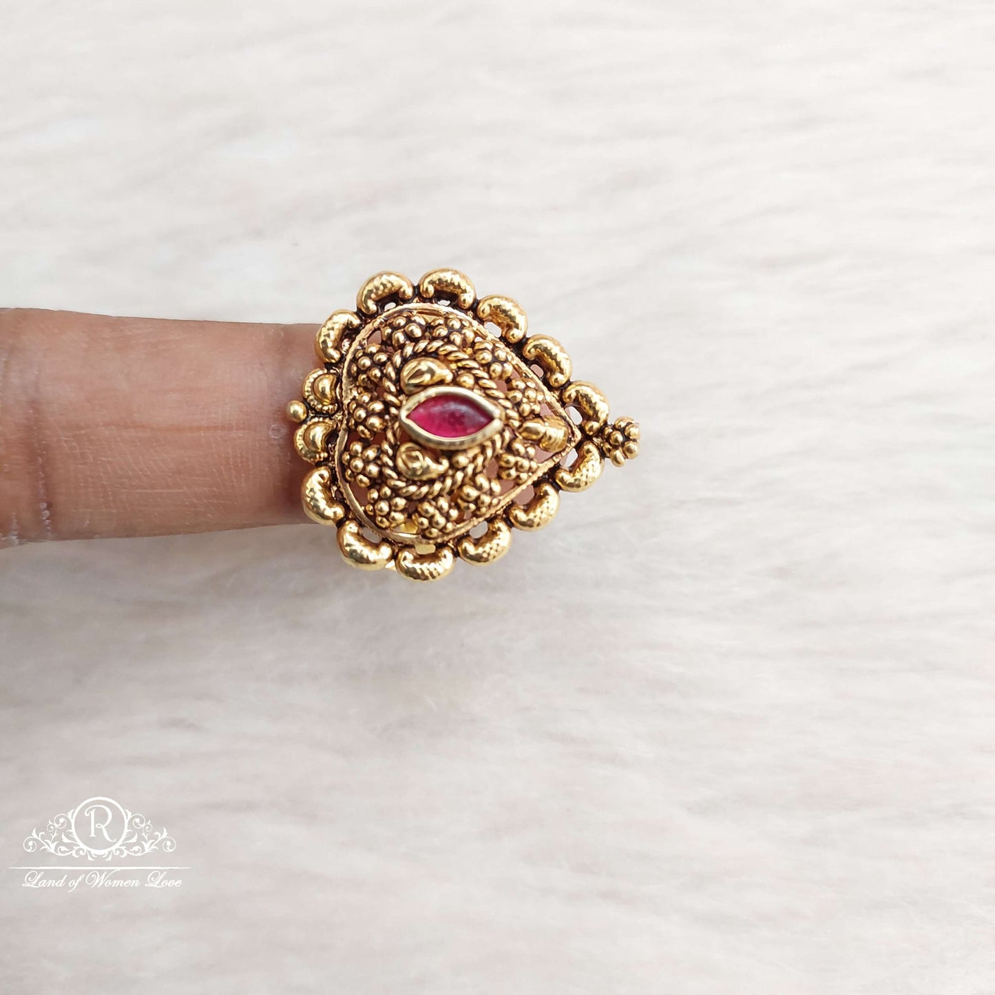 Silver Finger Ring-S817