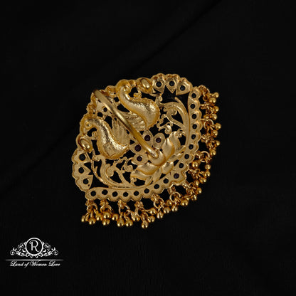 92.5 Silver Peacock design Pendant-RCCP422