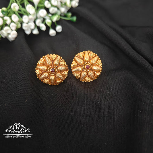 earrings 92.5 silver simple and cute earrings - rc06m1226 92.5 silver ramala jewelry / ramala collections