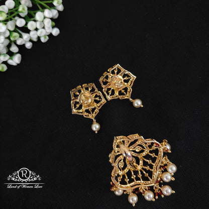 Silver cute and beautiful locket set -RCZ67