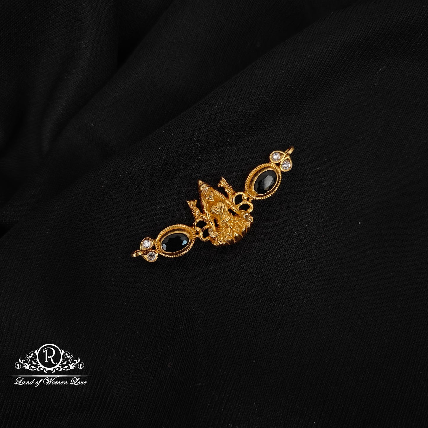 92.5 silver lakshmi devi design mala locket-rcm283 92.5 silver ramala jewelry / ramala collections