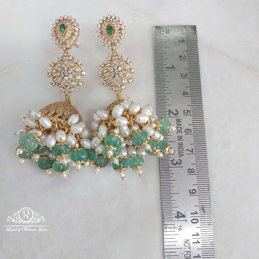 92.5 Silver Jewelry Earrings RCHK0013