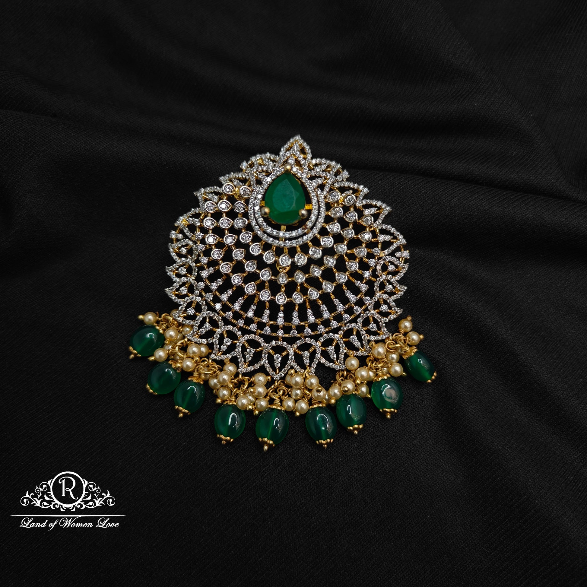 pendant 92.5 silver diamond finishing pendant 92.5 silver ramala jewelry / ramala collections