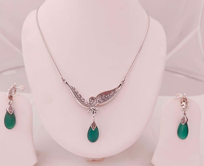 Silver necklace beautiful design -RCG059