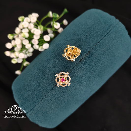 Silver cute and beautiful Earrings -RCBG096-1