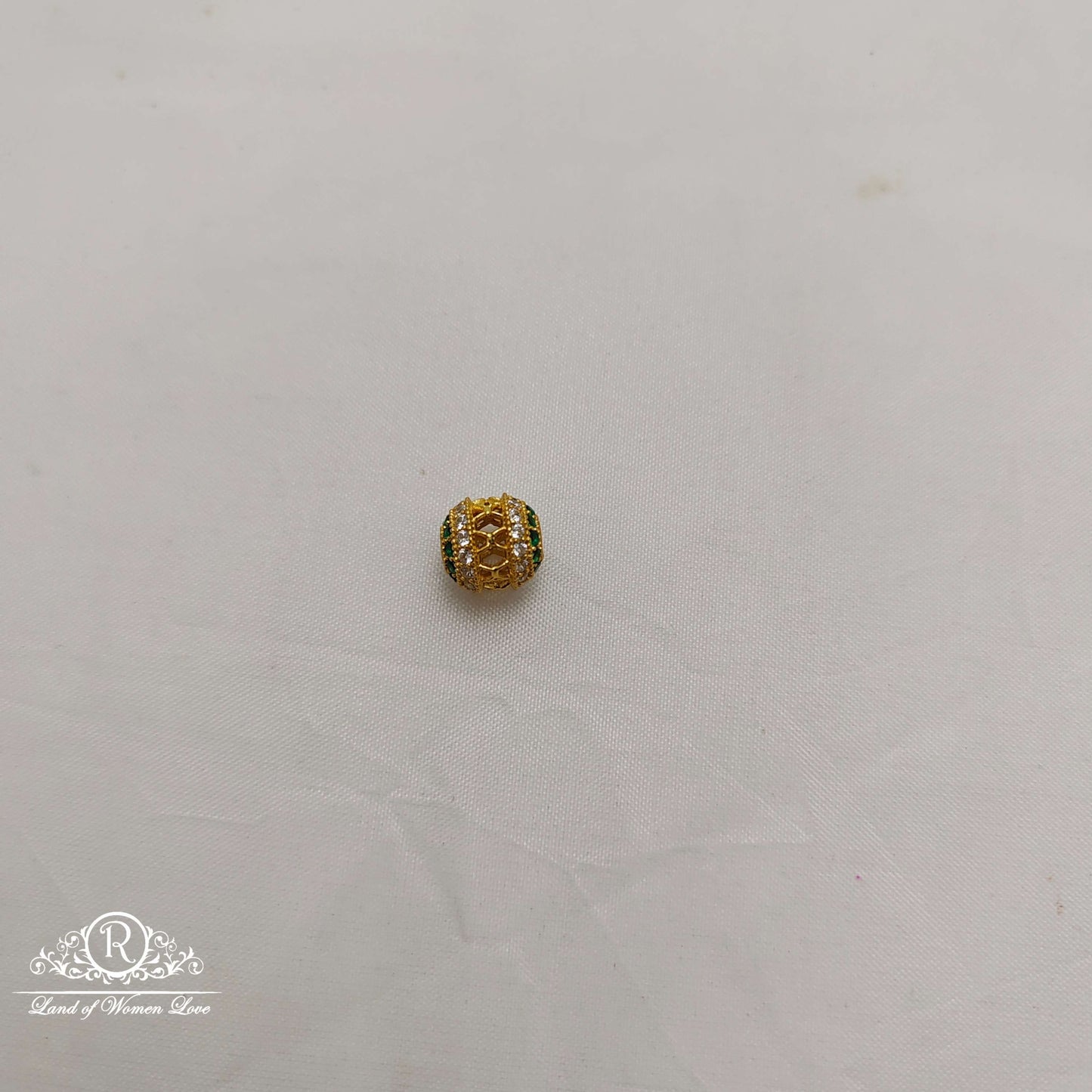 Silver CZ-stone balls-RCC086