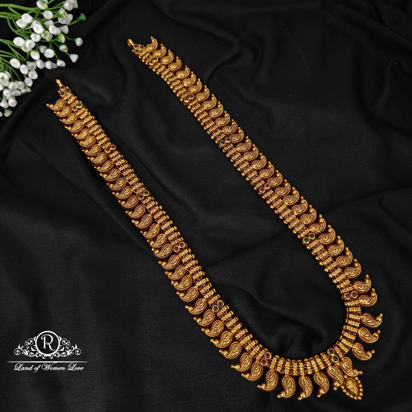 haram silver gold polish mango haram- rcns002 92.5 silver ramala jewelry / ramala collections