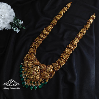 haram silver gold replica peacock design haram -rcm1084 92.5 silver ramala jewelry / ramala collections