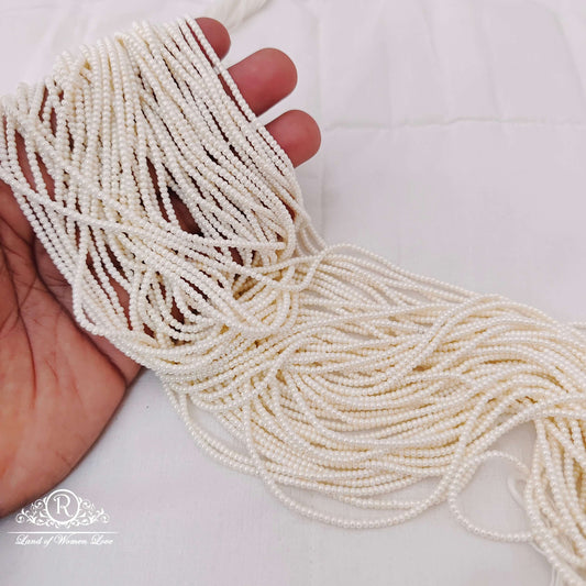 pot pearls beads 2mm size -rcmj78 92.5 silver ramala jewelry / ramala collections