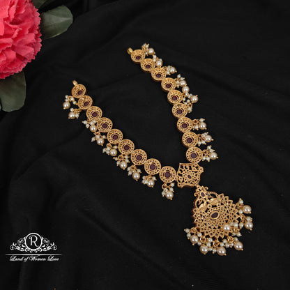 92.5 silver simple and Cute Necklace with beads hangins-RCL66