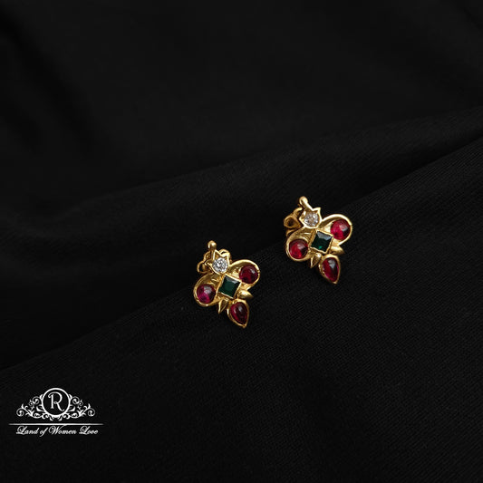 earrings 92.5 silver simple and cute earrings -rccp446-5 92.5 silver ramala jewelry / ramala collections