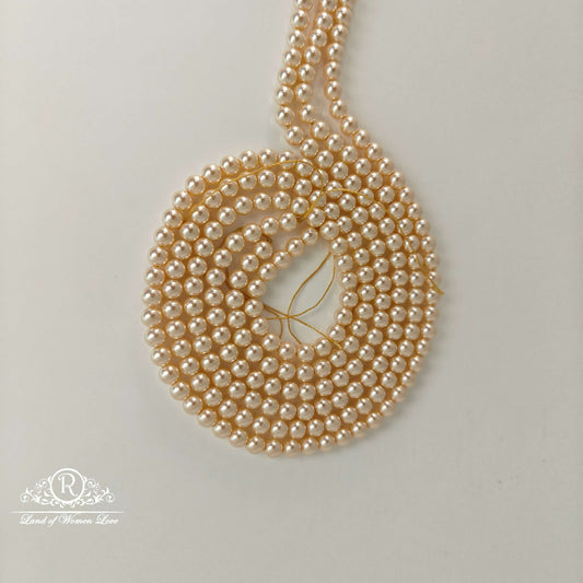 rio lite gold colour 5mm pearls-rcmj213 92.5 silver ramala jewelry / ramala collections