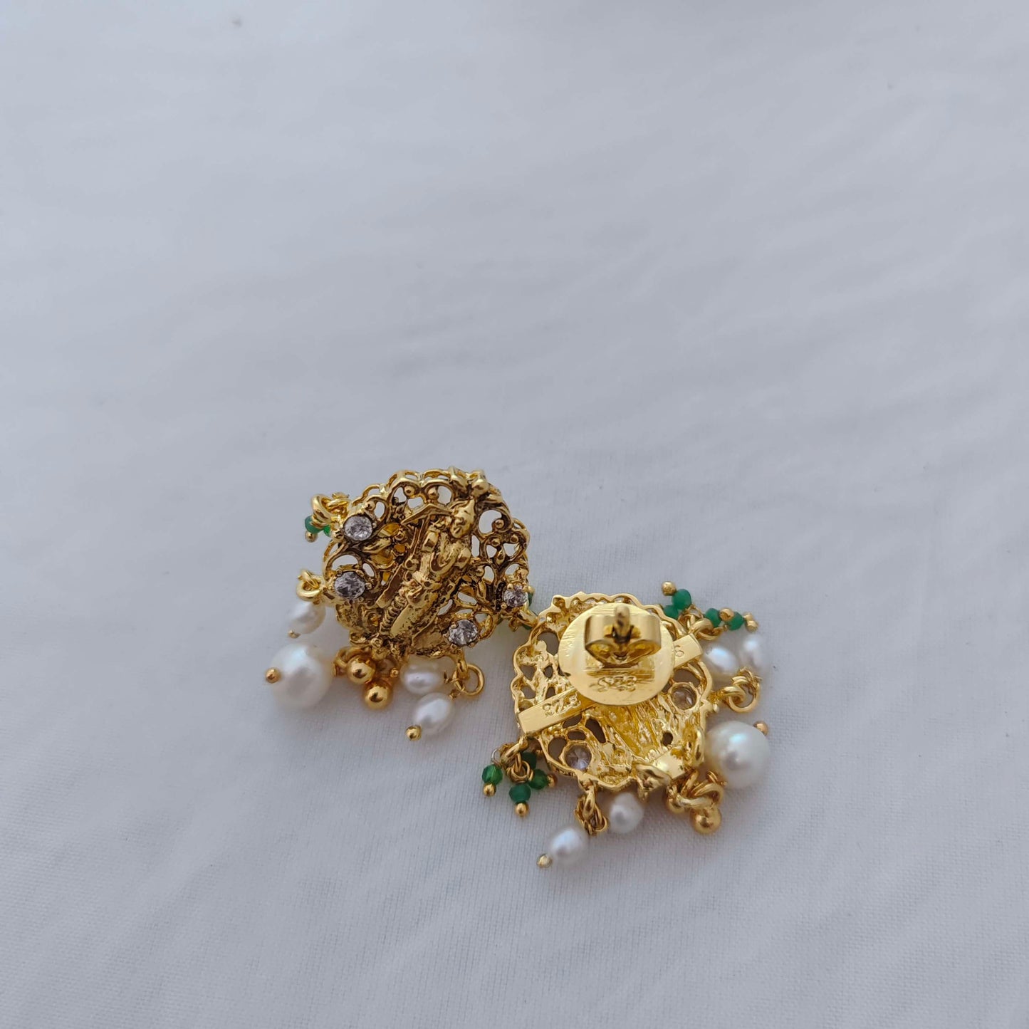 Silver small earrings -RCH356