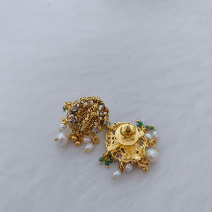 Silver small earrings -RCH356