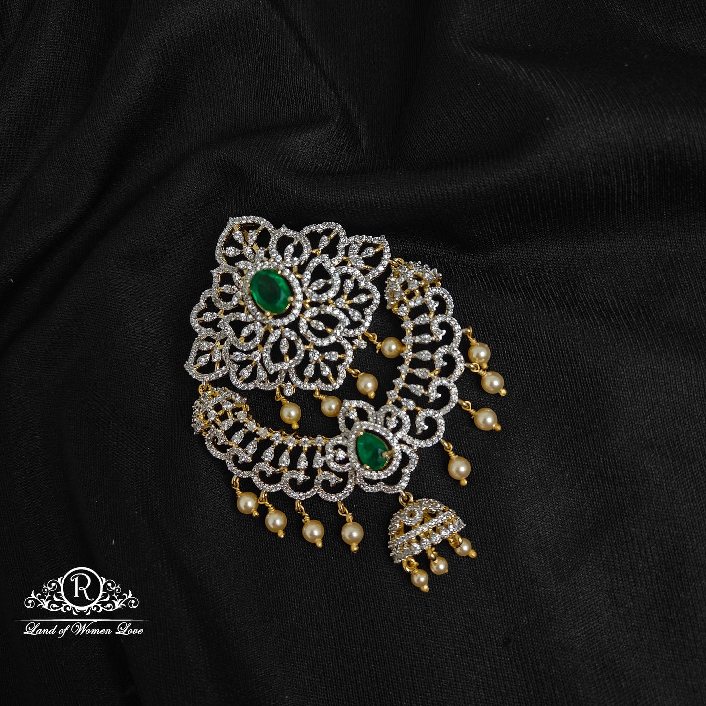 pendant 92.5 silver diamond finishing pendant-rccp334 92.5 silver ramala jewelry / ramala collections